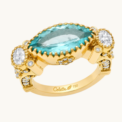 ANIS Mademoiselle Mar Ring in 18K yellow gold with white diamond — Colette Jewelry
