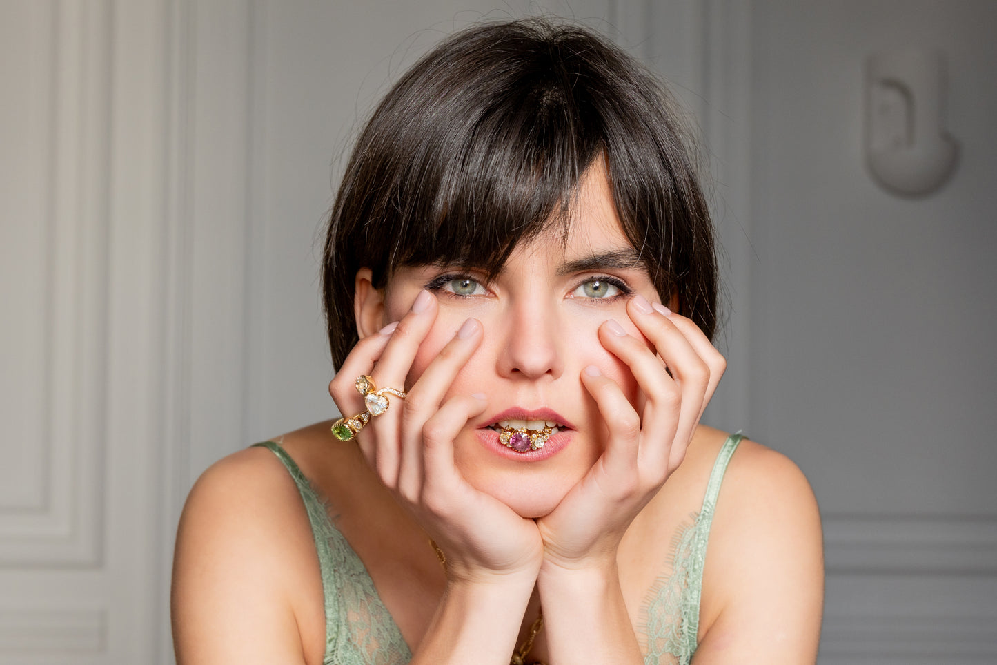 Delfina Ring in 18K Yellow Gold with Rubellite Tourmaline | Colette Jewelry