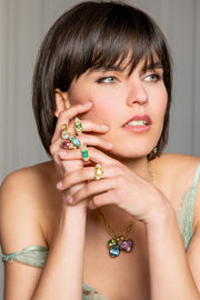 Apatite Empire Ring in 18K Gold | Colette Jewelry