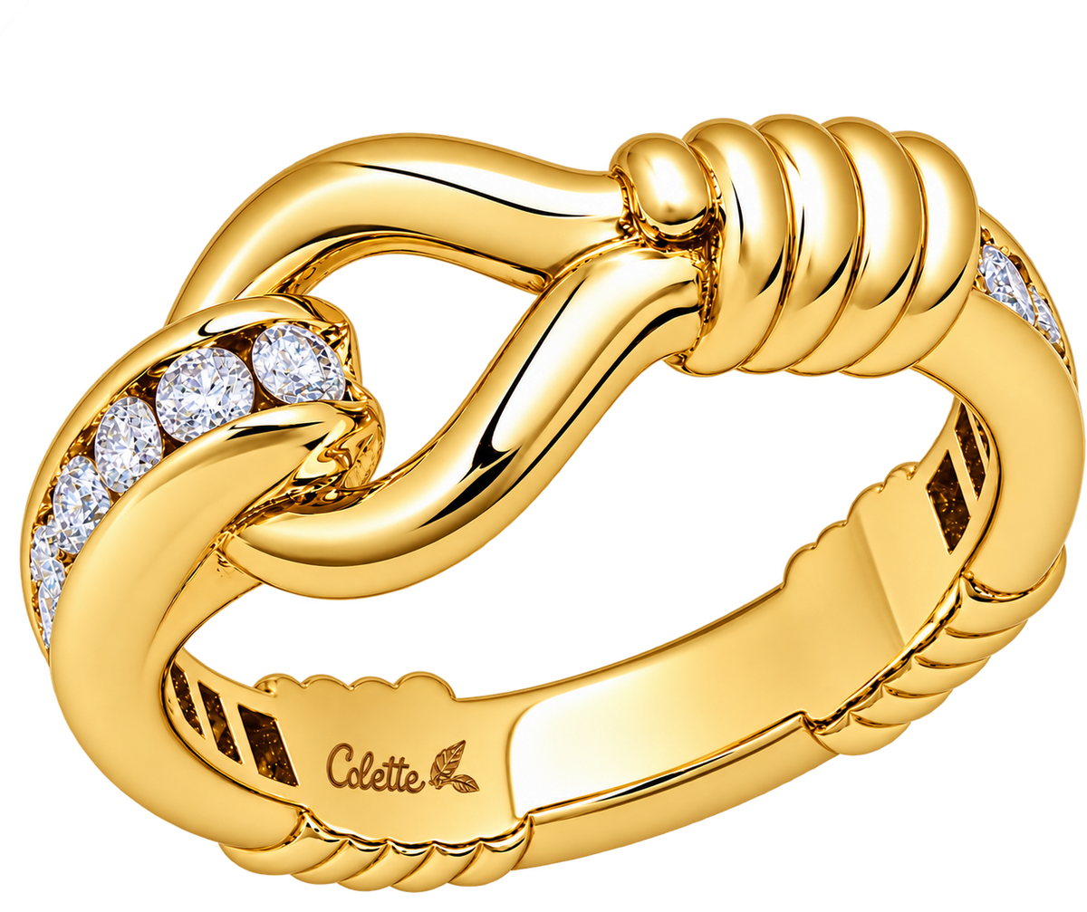 TOI ET MOI Madame Ring Pavé | Colette Jewelry