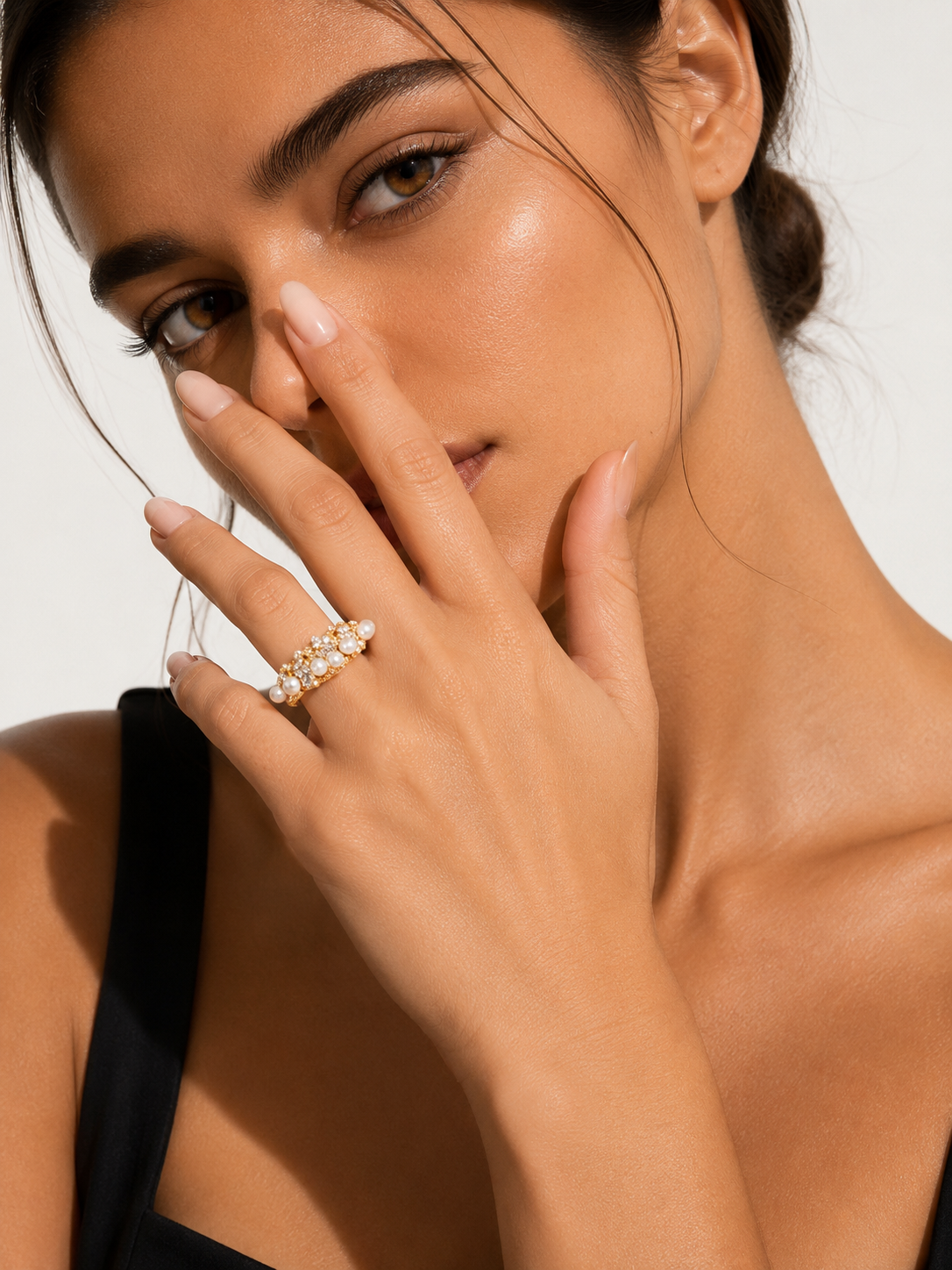 MOON CAGE RING