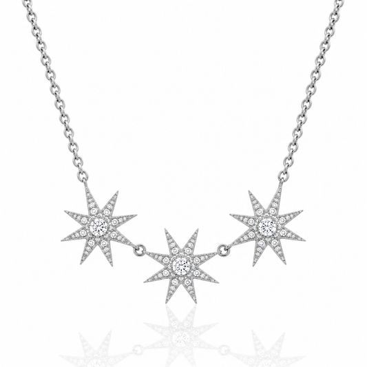 GALAXIA Tri-Star Necklace | Colette Jewelry