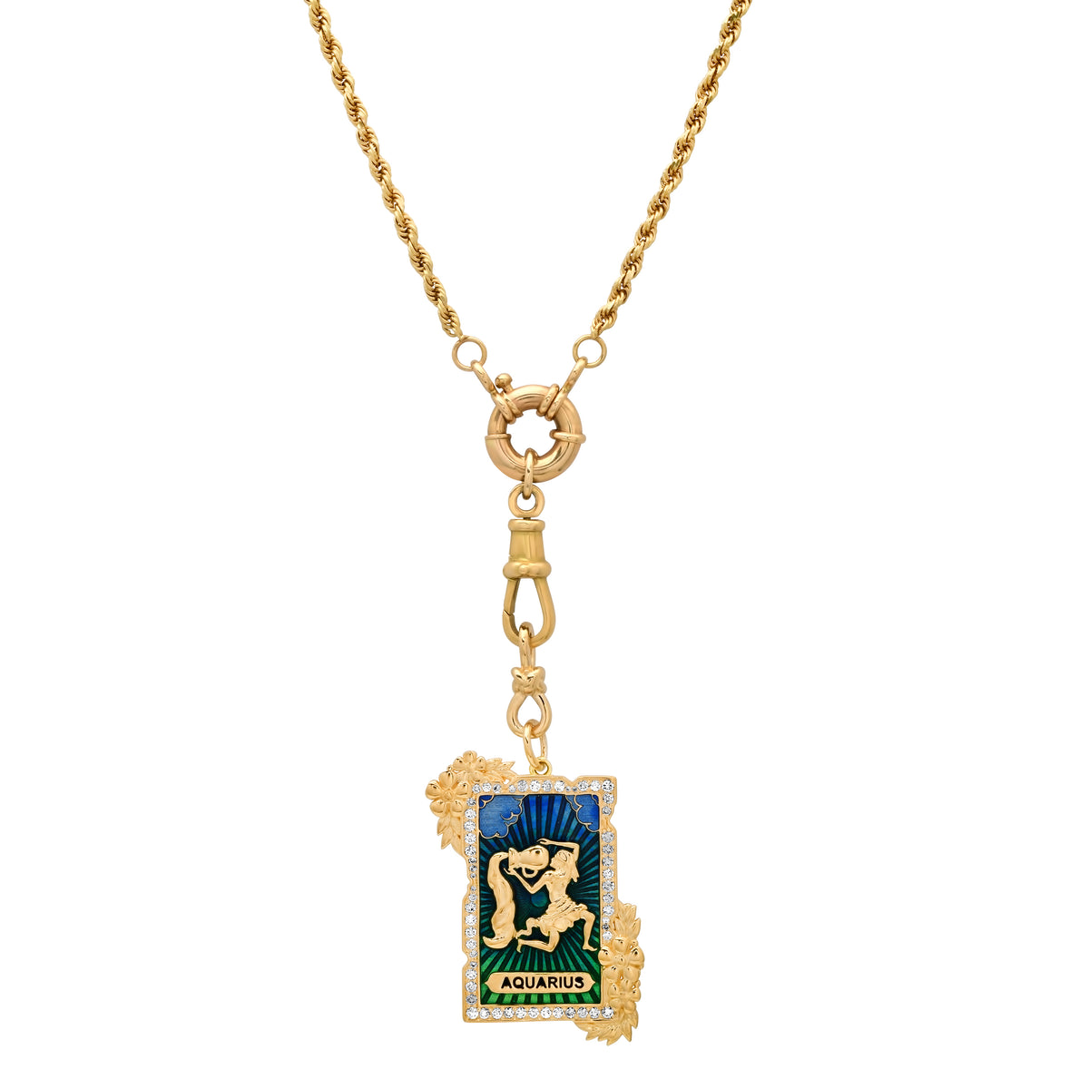 ASTROCOSMICA Sign Aquarius Pendant | Colette Jewelry