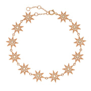 Soft Glow Star Bracelet | 18K White Gold & Diamonds | Colette Jewelry