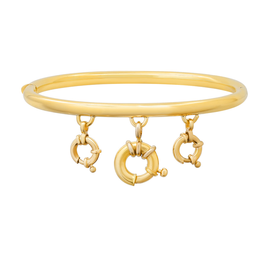 Bangle for 3 Babies – 18K Gold Family Bangle | Colette Jewelry