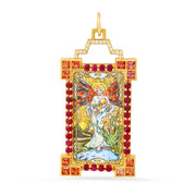 Temperance Tarot Charm 18K Gold Diamond Colette Jewelry