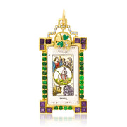 Le Voyage Tarot Charm 18K Gold Colette Jewelry