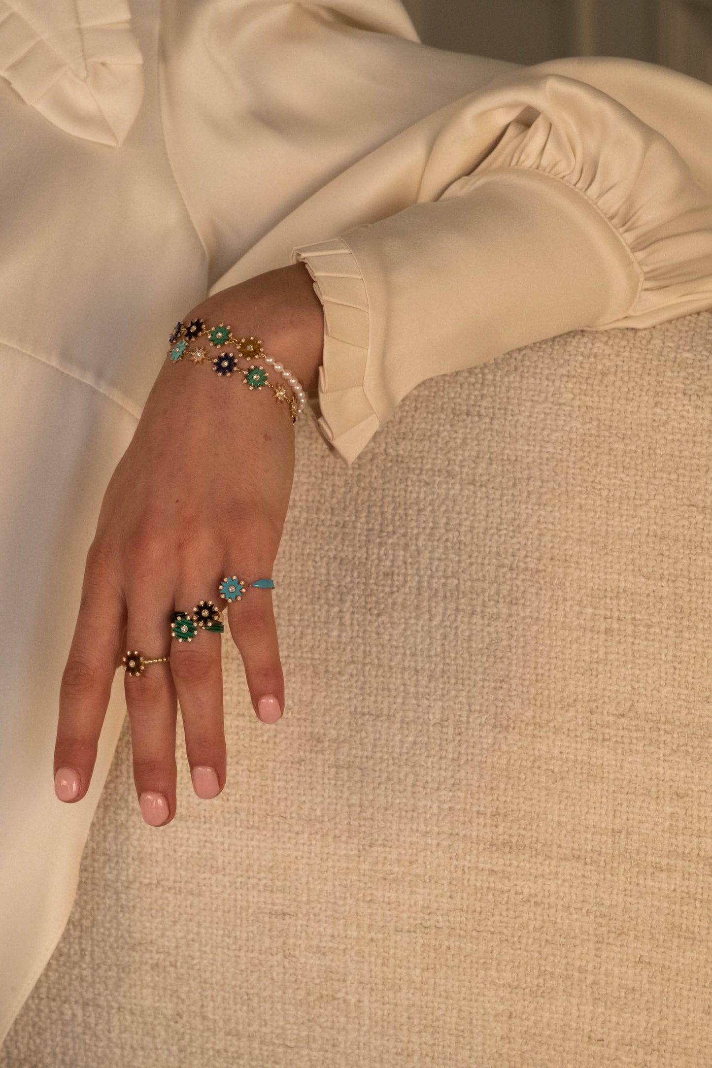 Comète Bubble Ring | 18K Rose Gold | Colette Jewelry