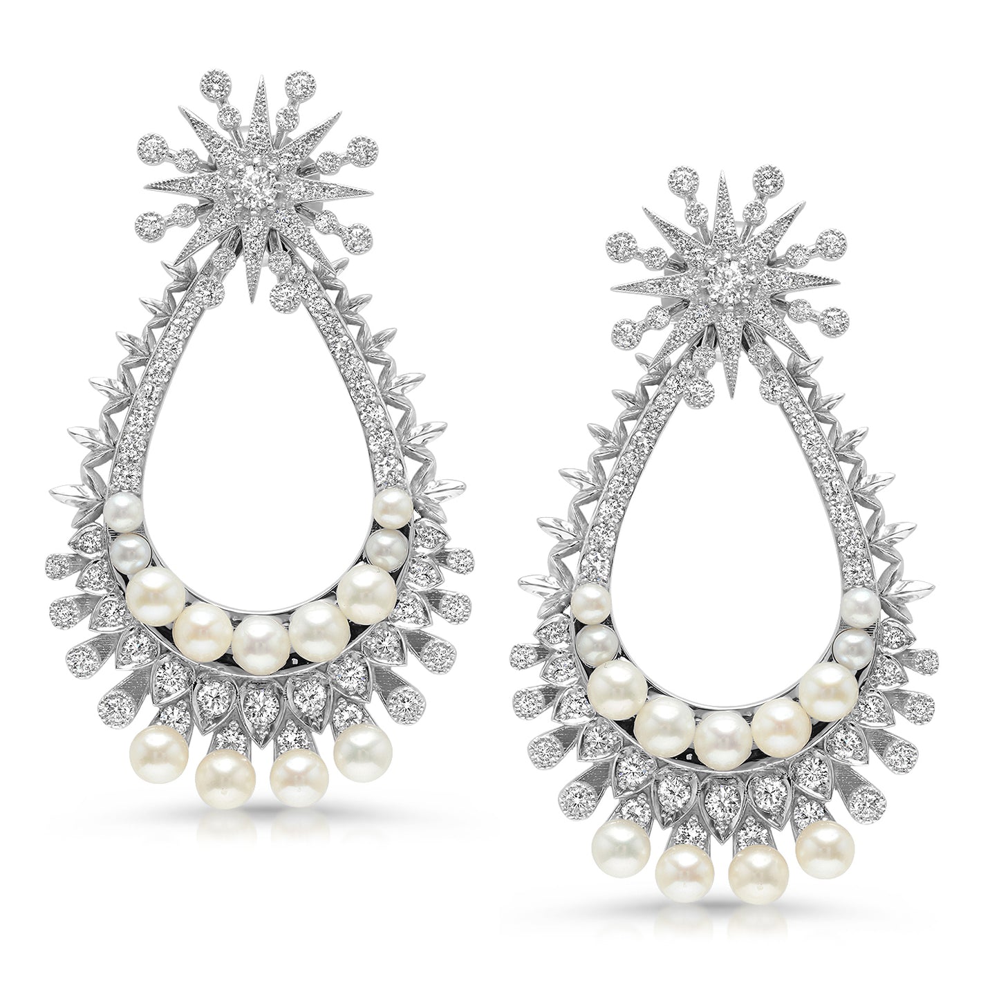 Perseus Earrings – 18K Gold Diamond Stud Earrings | Colette Jewelry