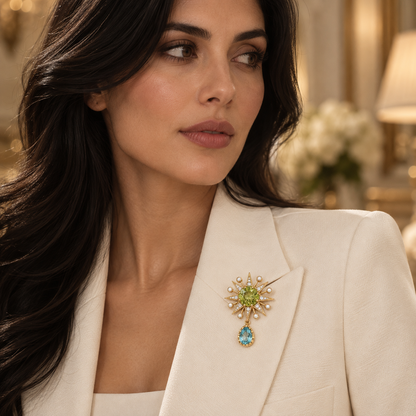 ANIS Celestial Ray Brooch | Colette Jewelry