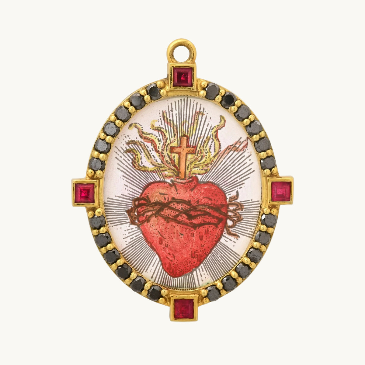 SYC Heart in Fire Medal | Colette Jewelry