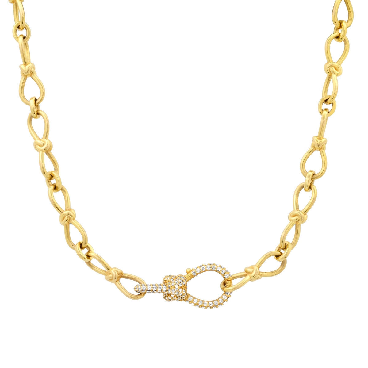 TOI ET MOI Madame Necklace with Pavé Locket | Colette Jewelry