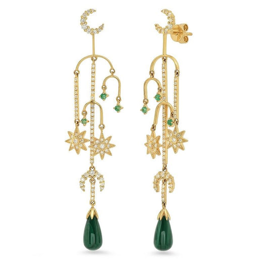 COMÈTE Moons and Stars Mobil Earrings | Colette Jewelry