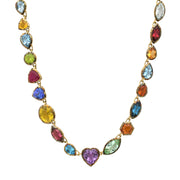Anis Antique Necklace 30ctw | 18K Gold Diamond Choker | Colette Jewelry