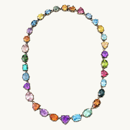 ANIS Buganvilla Necklace in 18K Yellow Gold with sapphire — Colette Jewelry