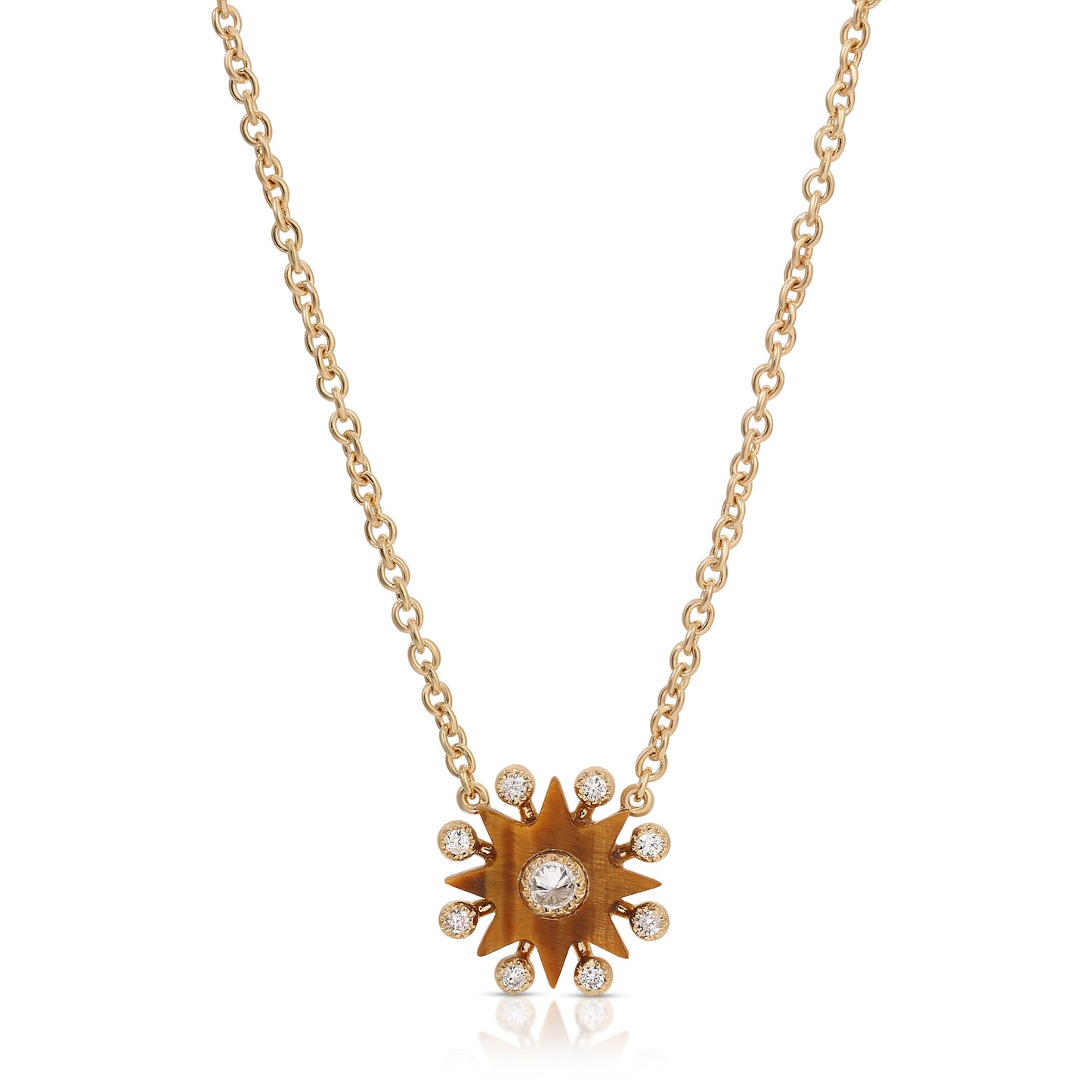 Comète Pendant 18K Gold Diamond & Gemstone Necklace | Colette Jewelry