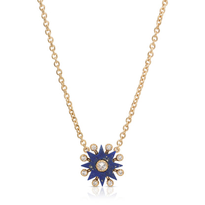 Comète Pendant 18K Gold Diamond & Gemstone Necklace — Colette Jewelry