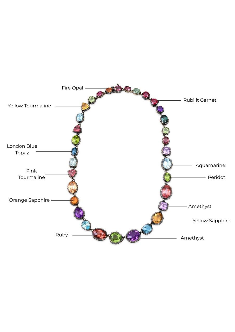 Anis Antique Necklace 34ctw | 18K Gold | Colette Jewelry