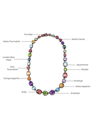 Anis Antique Necklace 34ctw | 18K Gold | Colette Jewelry