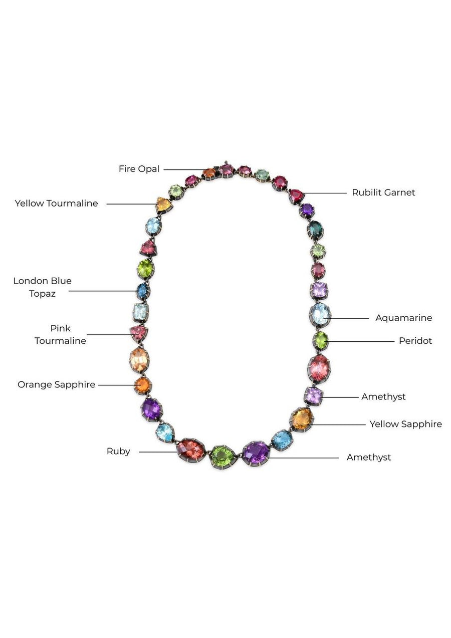 Anis Antique Necklace 34ctw | 18K Gold | Colette Jewelry