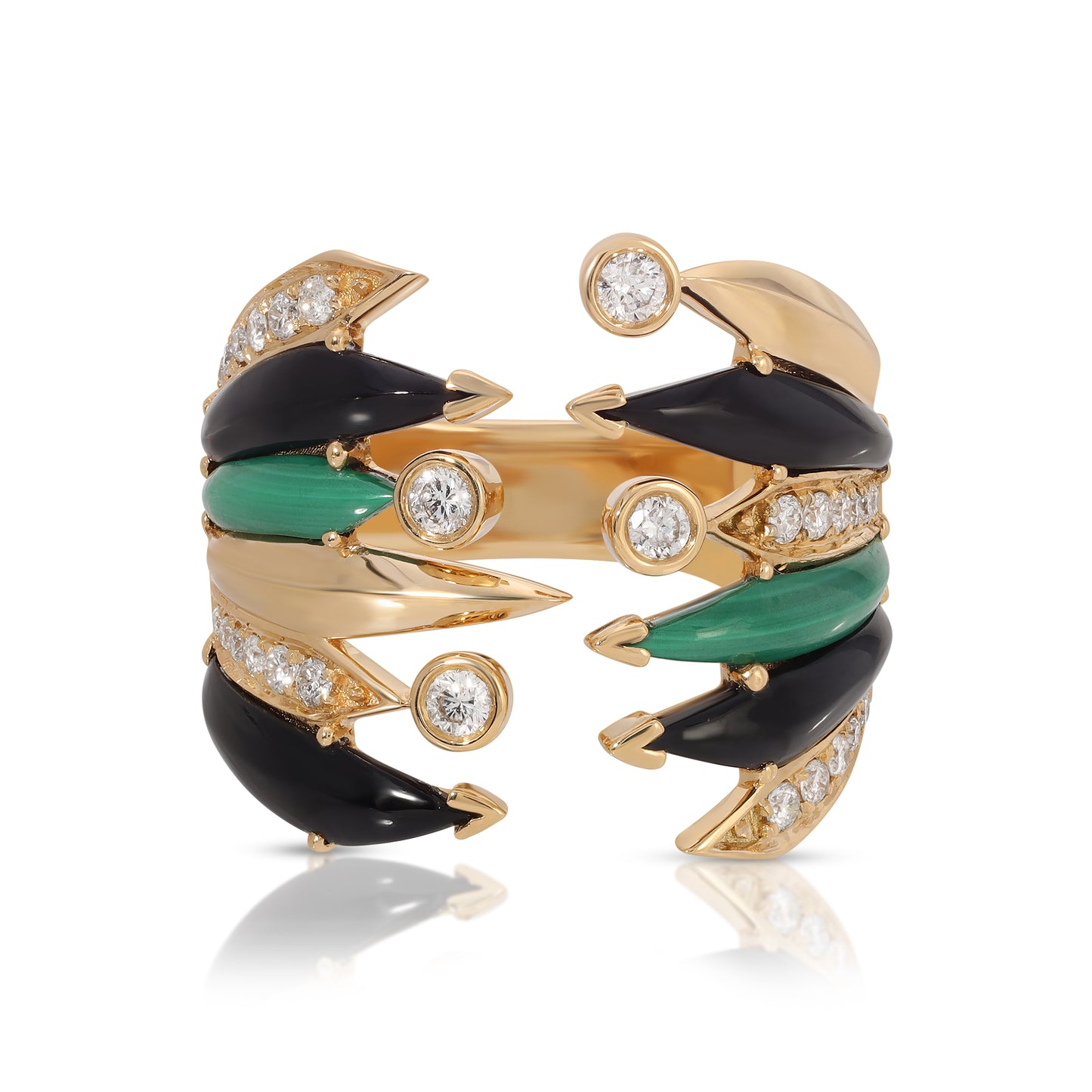 Penacho Large Wrap Ring – Two Combinations – 18K Gold – Colette Jewelry