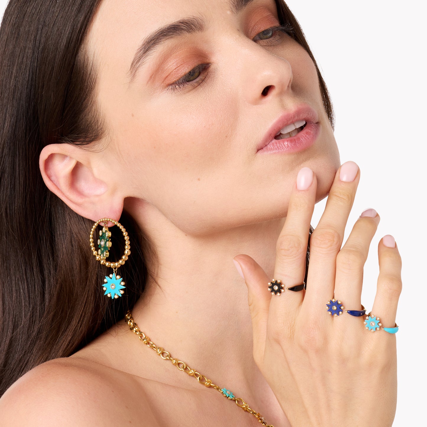 Comète Ring 18K Rose Gold Fine Jewelry | Colette Jewelry
