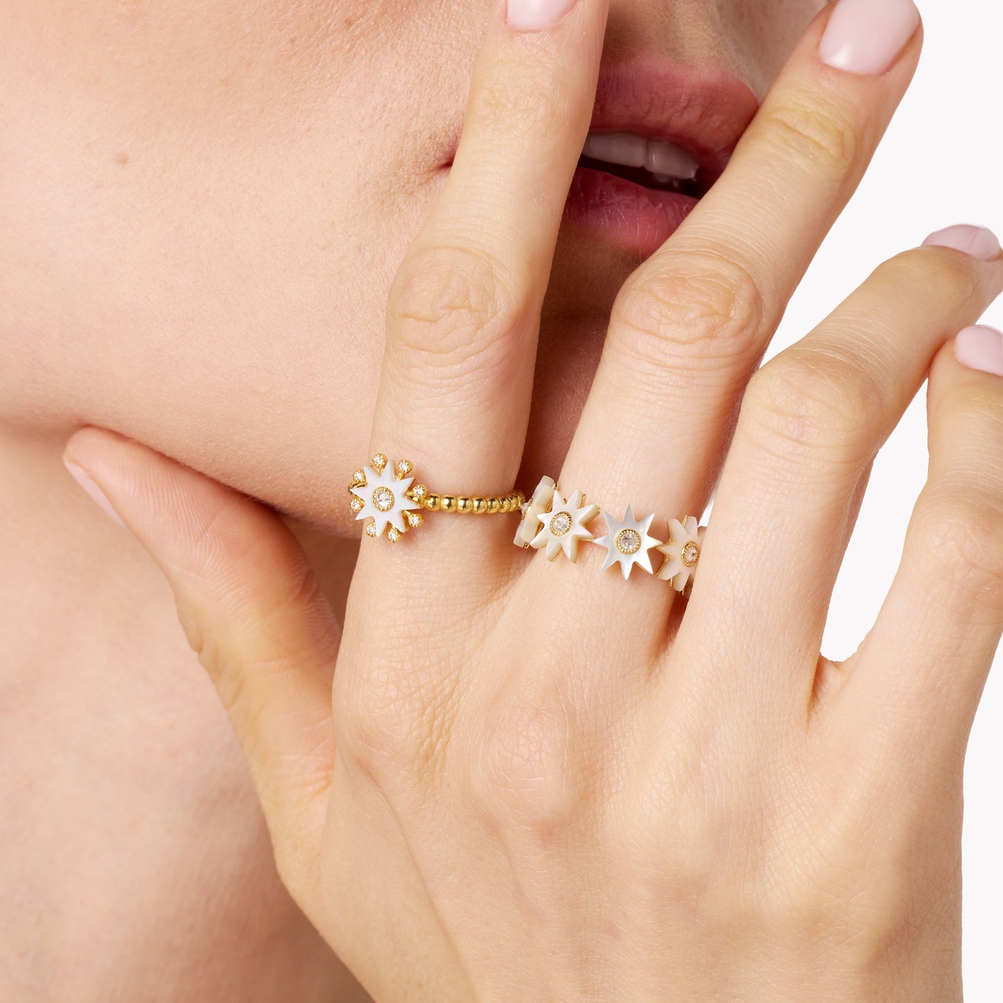 Comète Bubble Ring | 18K Rose Gold | Colette Jewelry