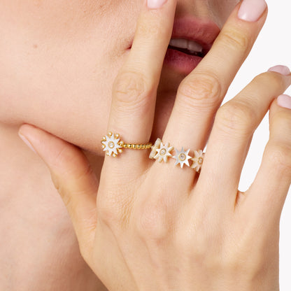 Comète Bubble Ring in 18K Rose Gold — Colette Jewelry