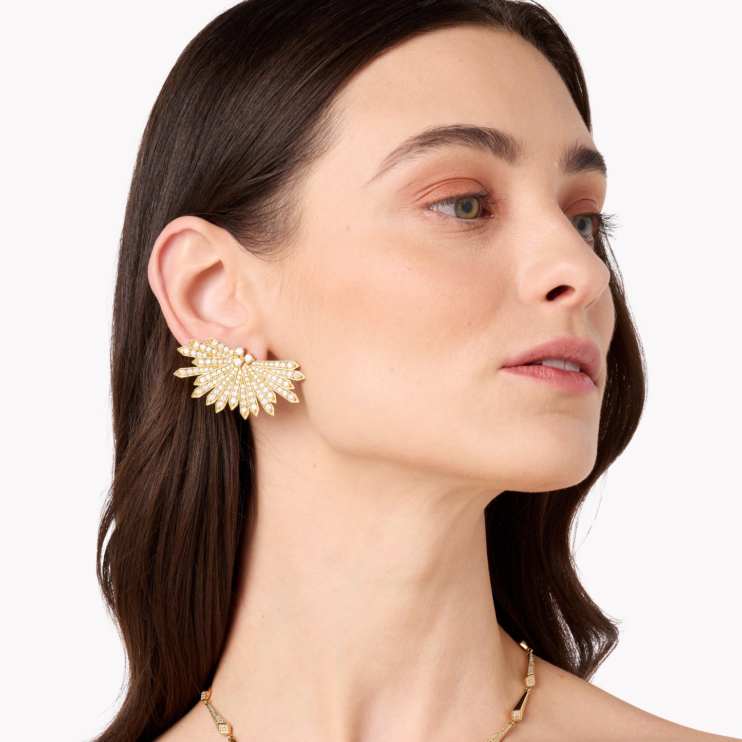 Penacho Cocktail Earrings | 18K Gold & Gemstones | Colette Jewelry