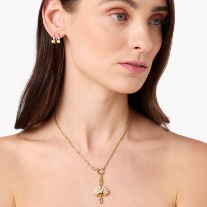 Mushroom Pendant with Chain — Colette Jewelry