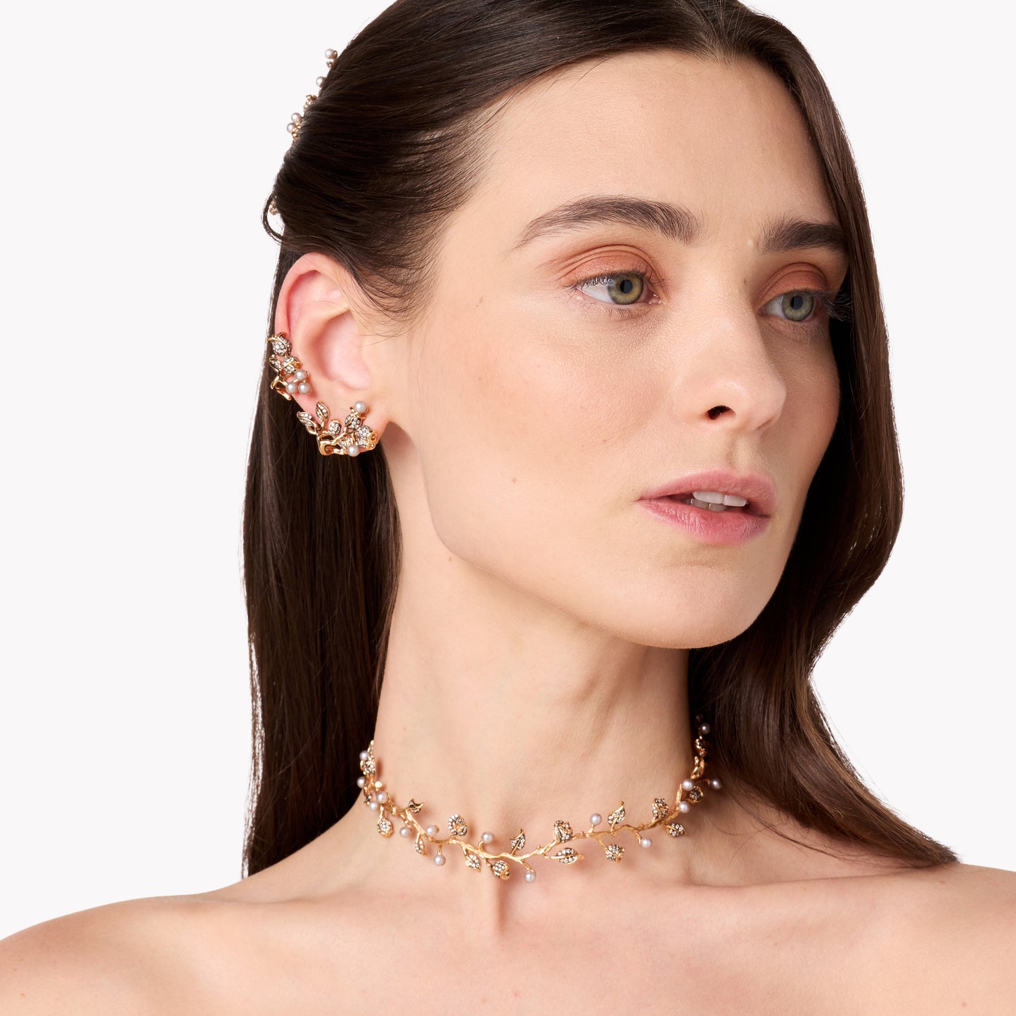 Carduus Earring Cuffs | 18K Gold Diamond Ear Cuffs | Colette Jewelry
