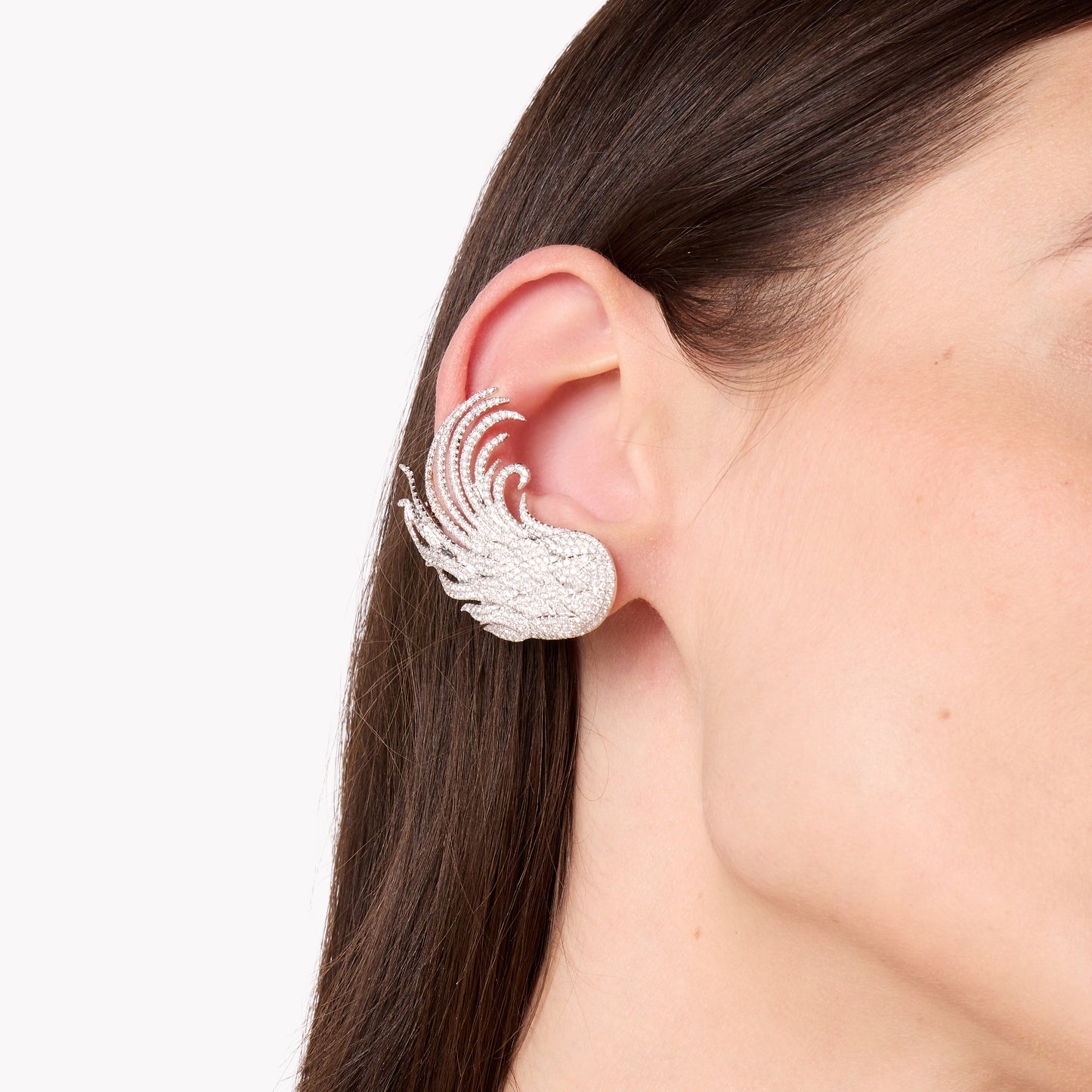 Antalya Ear Cuff | 18K Gold Diamond Ear Cuff | Colette Jewelry