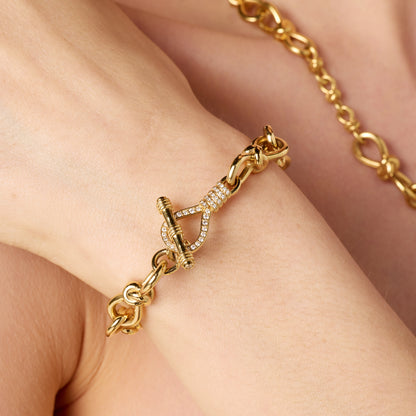 Toi et Moi T-Bar Bracelet — Colette Jewelry