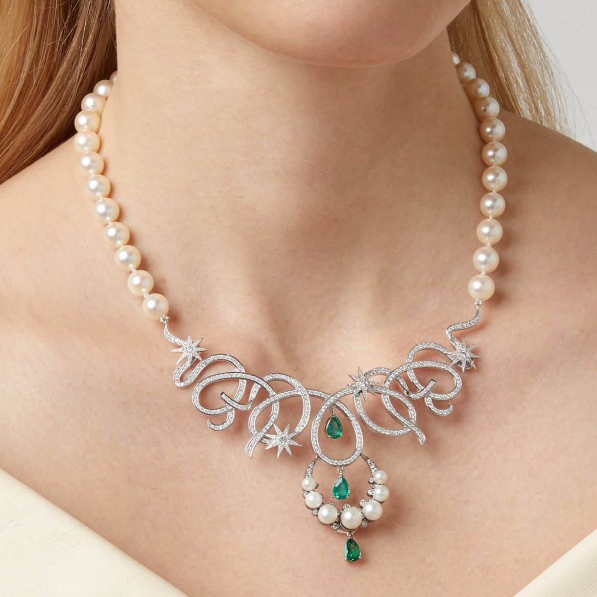 Moon Pearl Necklace | 18K Gold & South Sea Pearl | Colette Jewelry