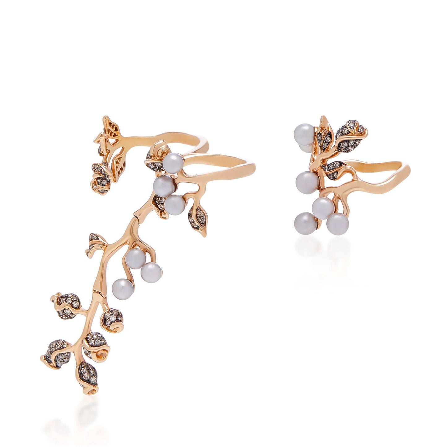 Notobasis Ring Set – 18K Gold Botanical Ring Colette Jewelry