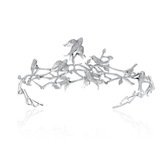 Harem Crown 18K Gold Diamond Head Piece — Colette Jewelry