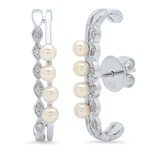2D Lobe Cuffs – 18K Gold Geometric Ear Cuffs | Colette Jewelry