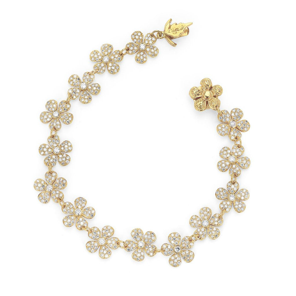 Hawthorn Three Colors Bracelet | 18K Gold & Gemstones | Colette Jewelry