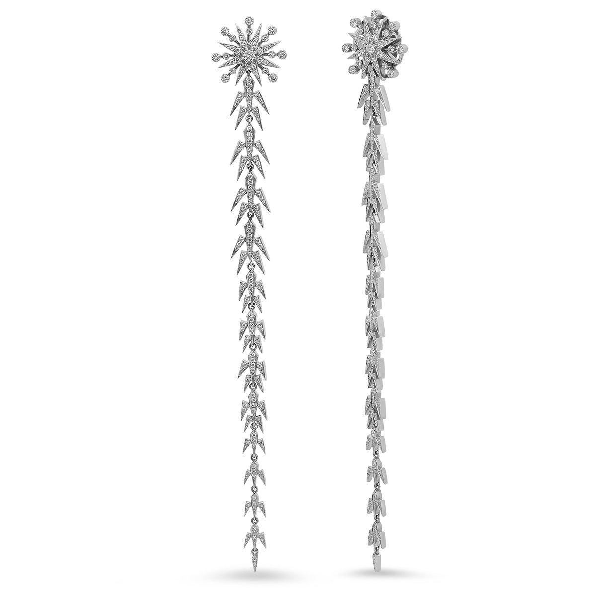 Star Duster Stud Earrings | 18K Gold & Diamonds | Colette Jewelry