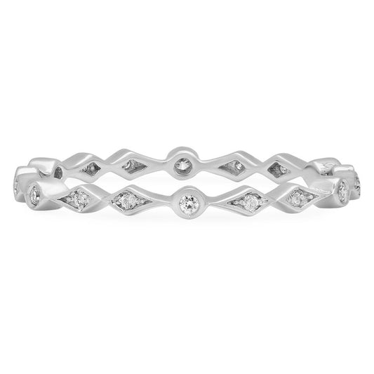 Entice Ring in 18K Gold Diamond Ring with brilliant-cut diamond — Colette Jewelry