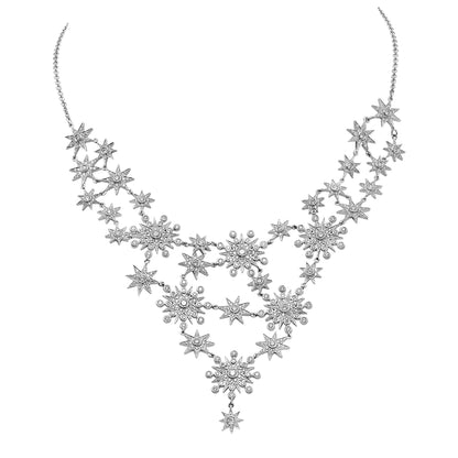 Milky Way Necklace in 18K white gold with white diamond — Colette Jewelry