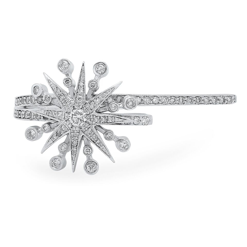 Shooting Star Ring – Diamond & 18K Gold Ring | Colette Jewelry