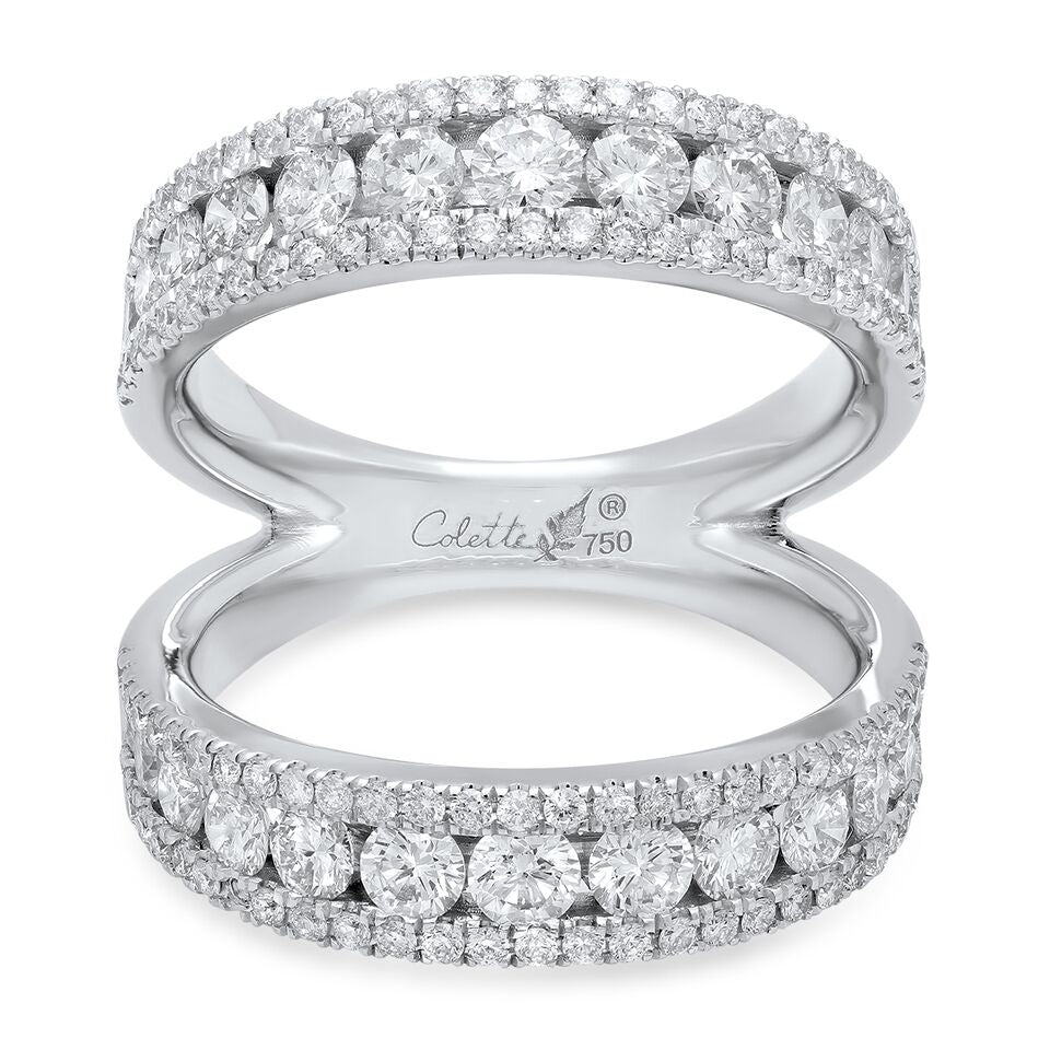 Twined Double Ring 18K Gold Colette Jewelry