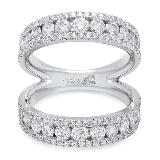 Twined Double Ring 18K Gold Colette Jewelry