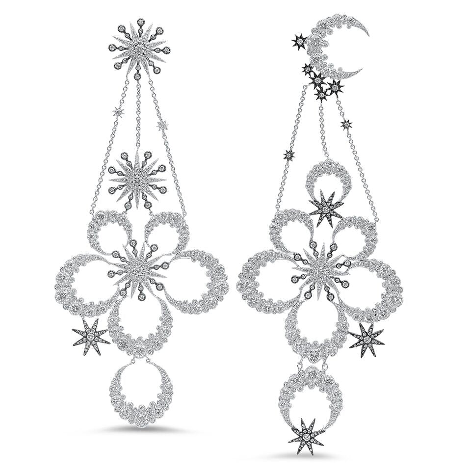 Andromeda Studs — Diamond & Sapphire Earrings | Galaxia Collection | Colette Jewelry