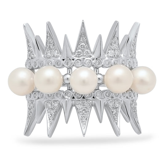 Enchanted Pearl Ring in 18K Gold | Colette Jewelry