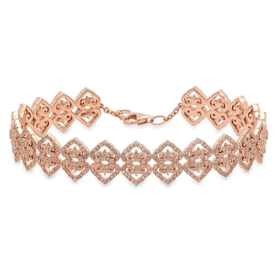 Motif Cuff Two Colors 18K Gold Bracelet | Colette Jewelry