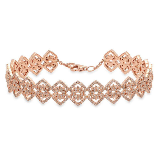 Motif Cuff Two Colors 18K Gold Bracelet | Colette Jewelry