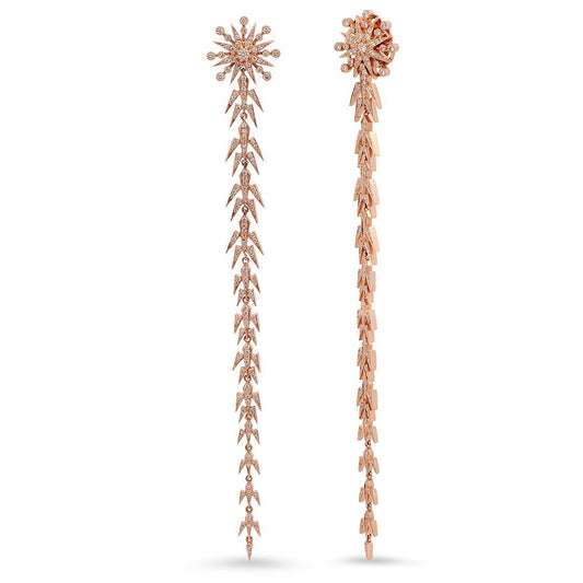 Star Duster Earrings – 18K Gold & Diamond Drop Earrings | Colette Jewelry