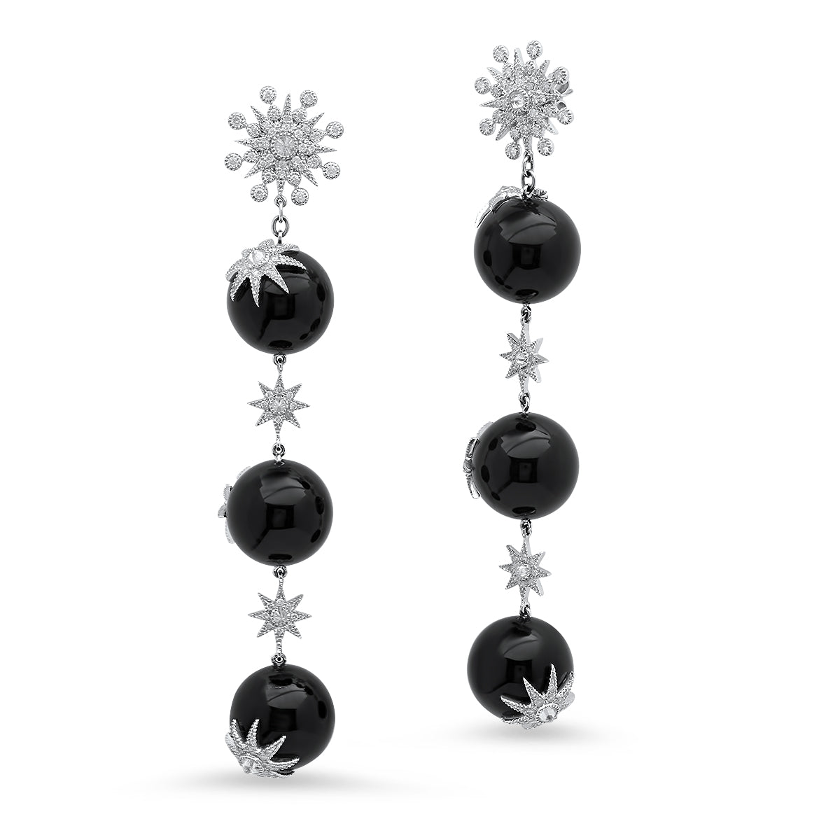 Star Ball Stud Earrings in 18K Gold | Colette Jewelry